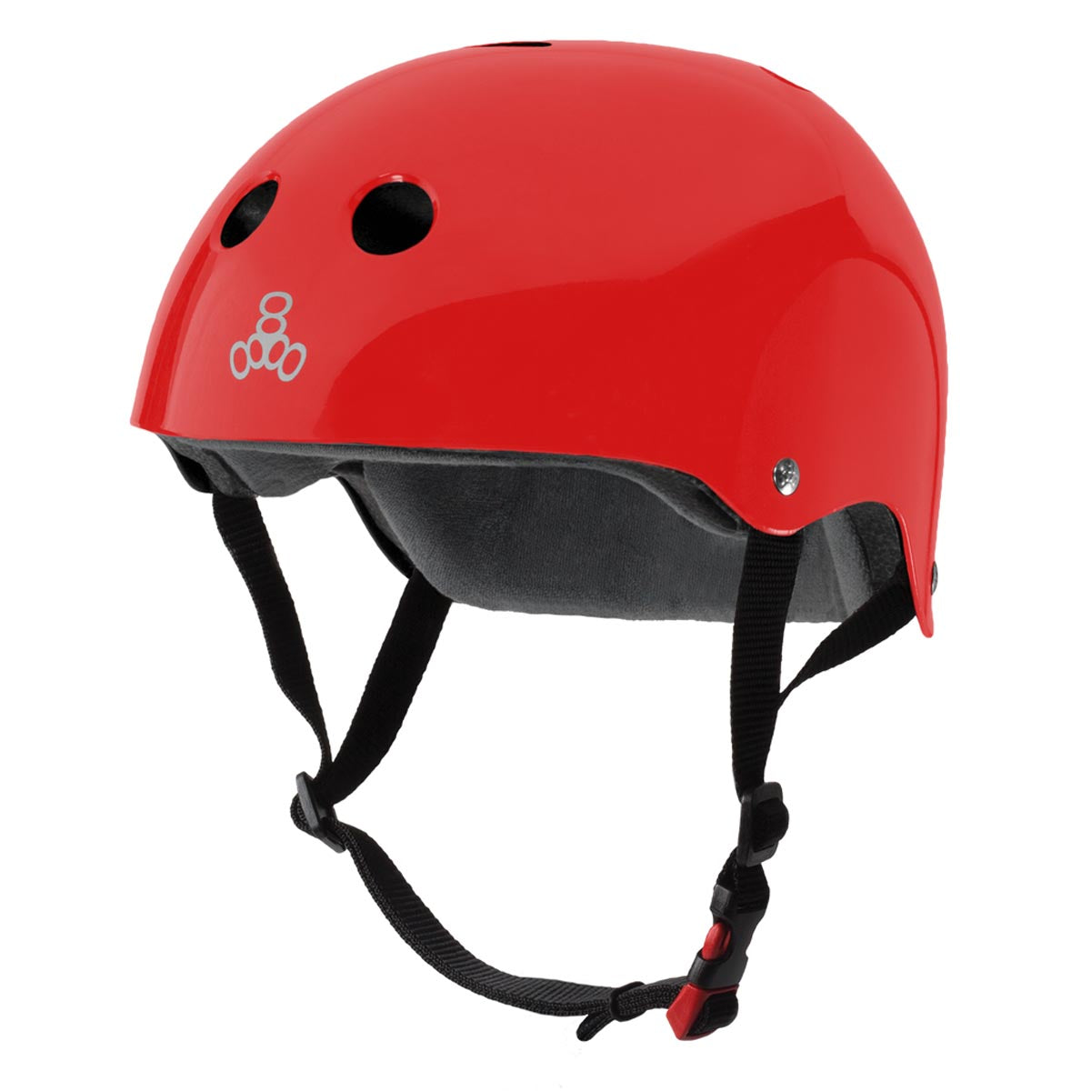 Triple Eight Certified Sweatsaver Helmet - Blood Red Glossy image 1
