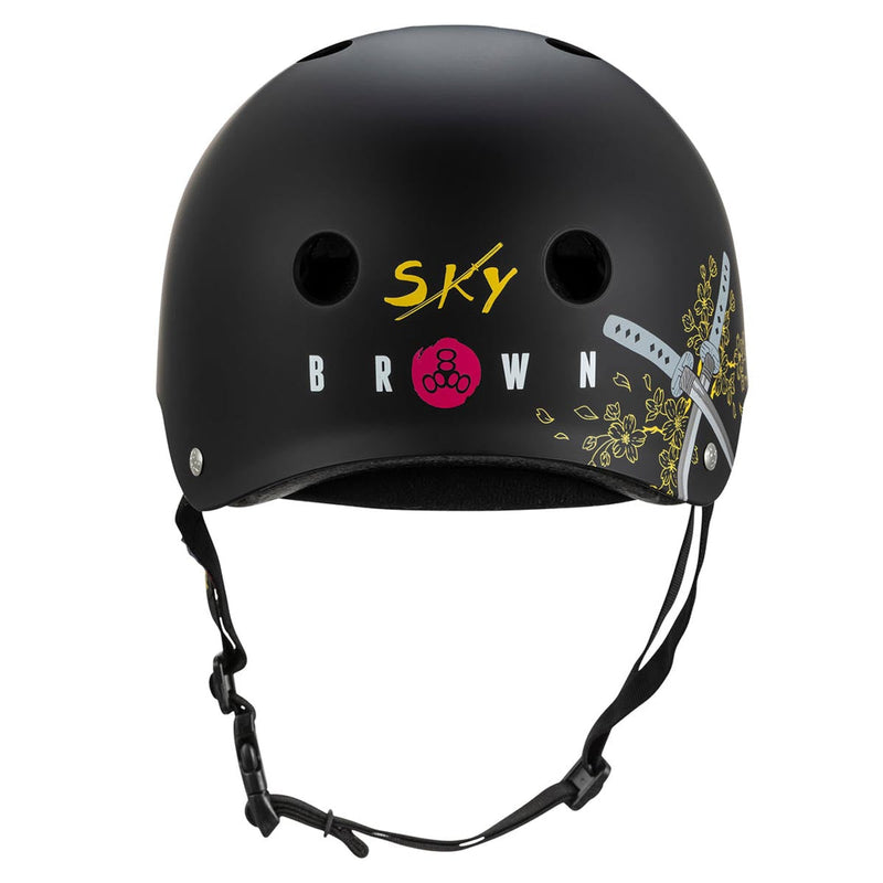 Triple Eight Certified Sweatsaver Sky Brown Helmet - Black