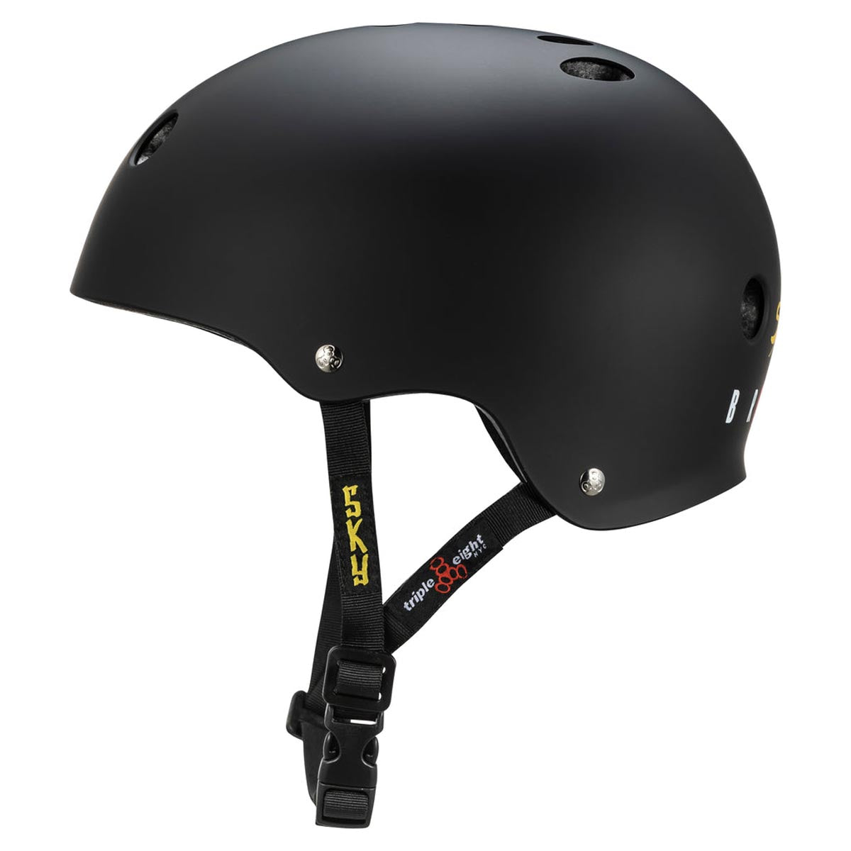 Triple Eight Certified Sweatsaver Sky Brown Helmet - Black image 4