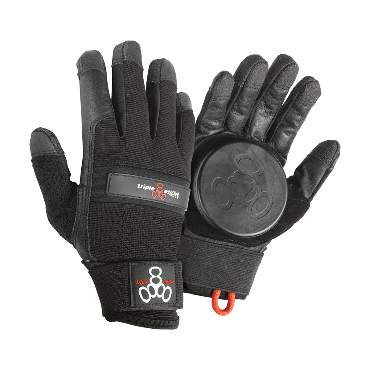 Triple Eight Downhill Slide Gloves - Black image 1
