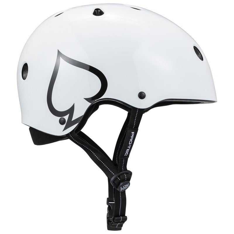 Pro-Tec Low Pro Helmet - Glossy White
