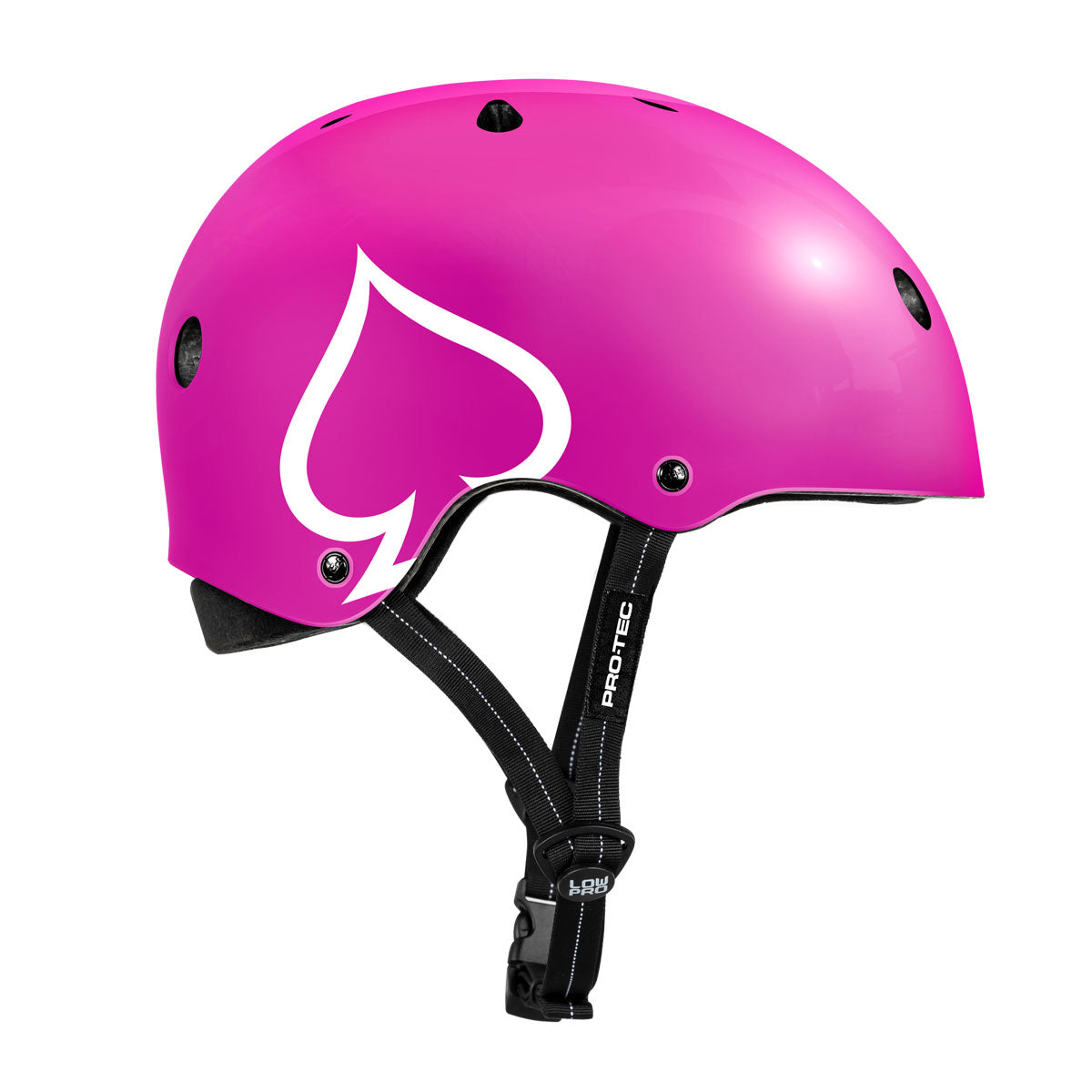 Pro-Tec Low Pro Helmet - Pink Glossy image 2