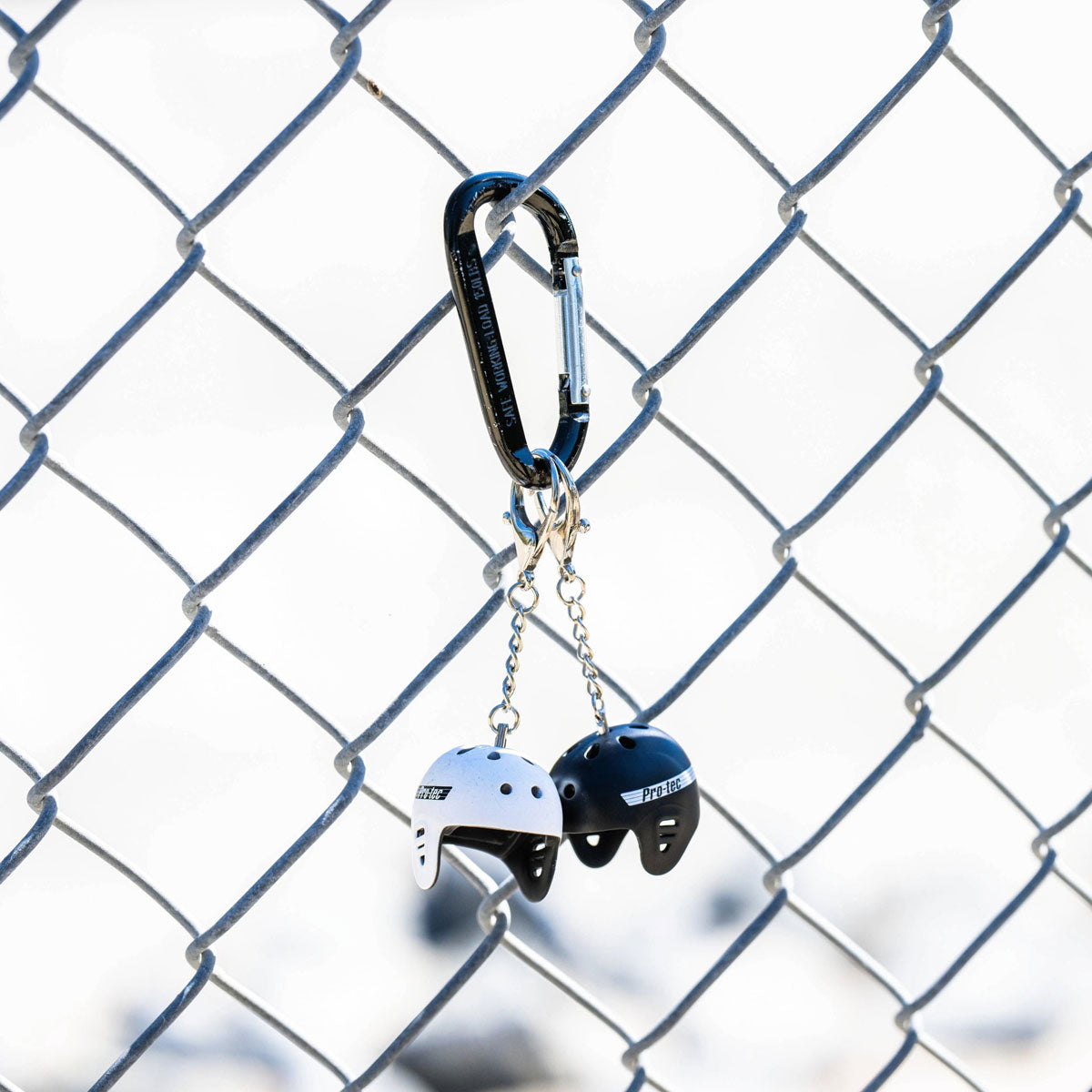 Pro-Tec Helmet Keychain - White Matte image 3