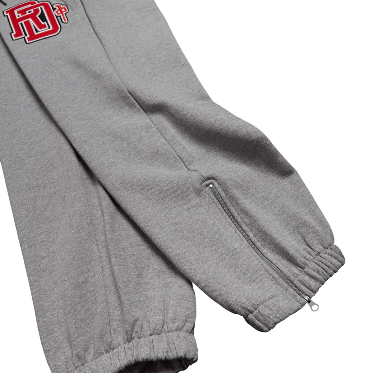 RDS Twill Monogram Sweat Pants - Athletic Heather/Red