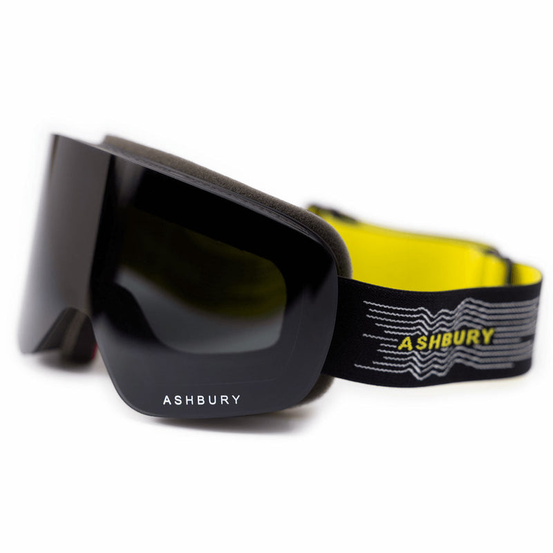 Ashbury Sonic Siesemic Snowboard Goggles - Dark Smoke/Yellow Spare