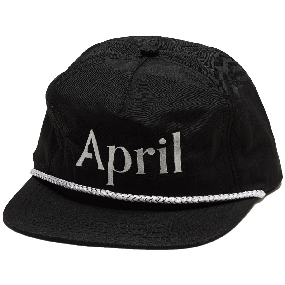 April Chrome Logo Hat - Black