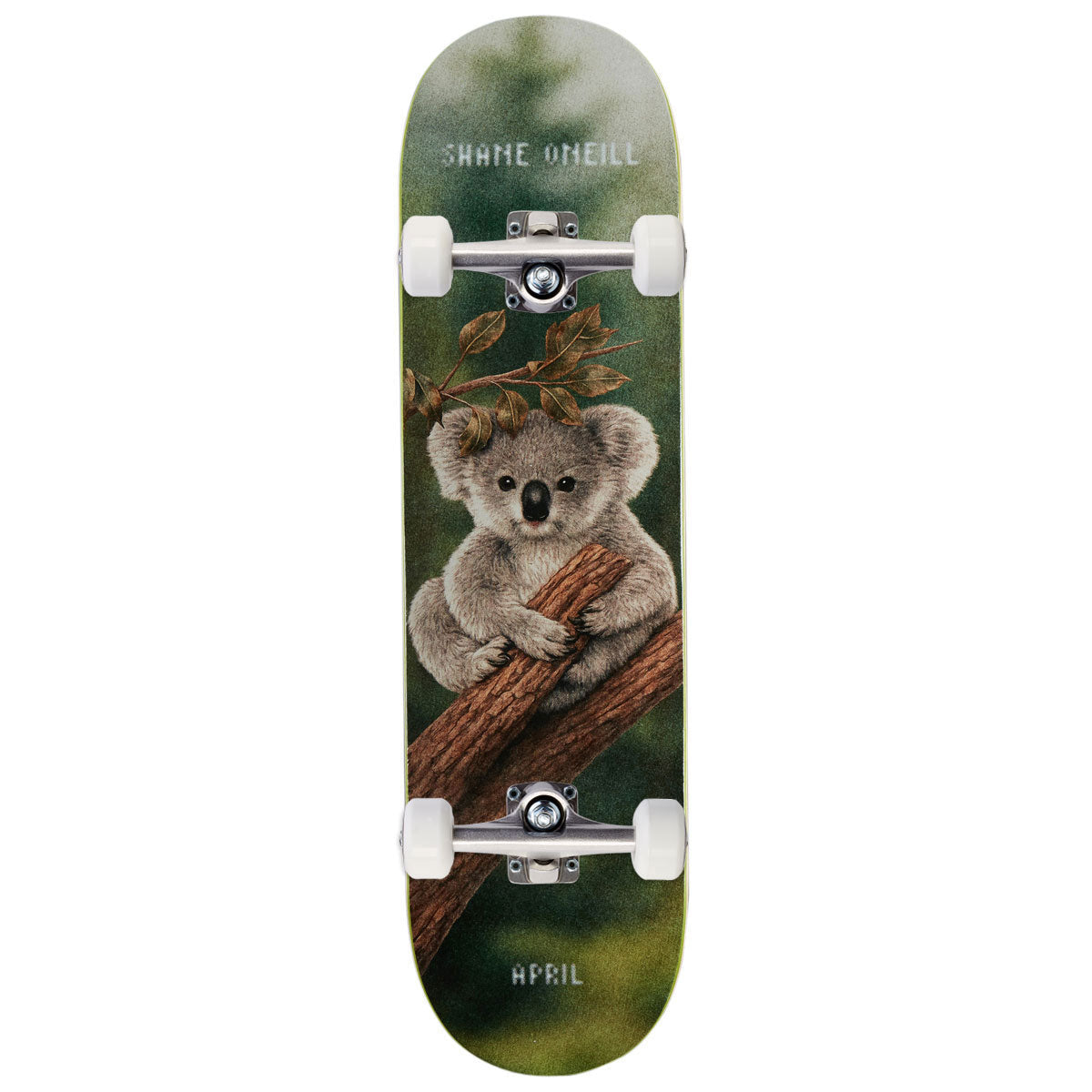 April Shane O'Neill Marsupial Skateboard Complete - 8.125