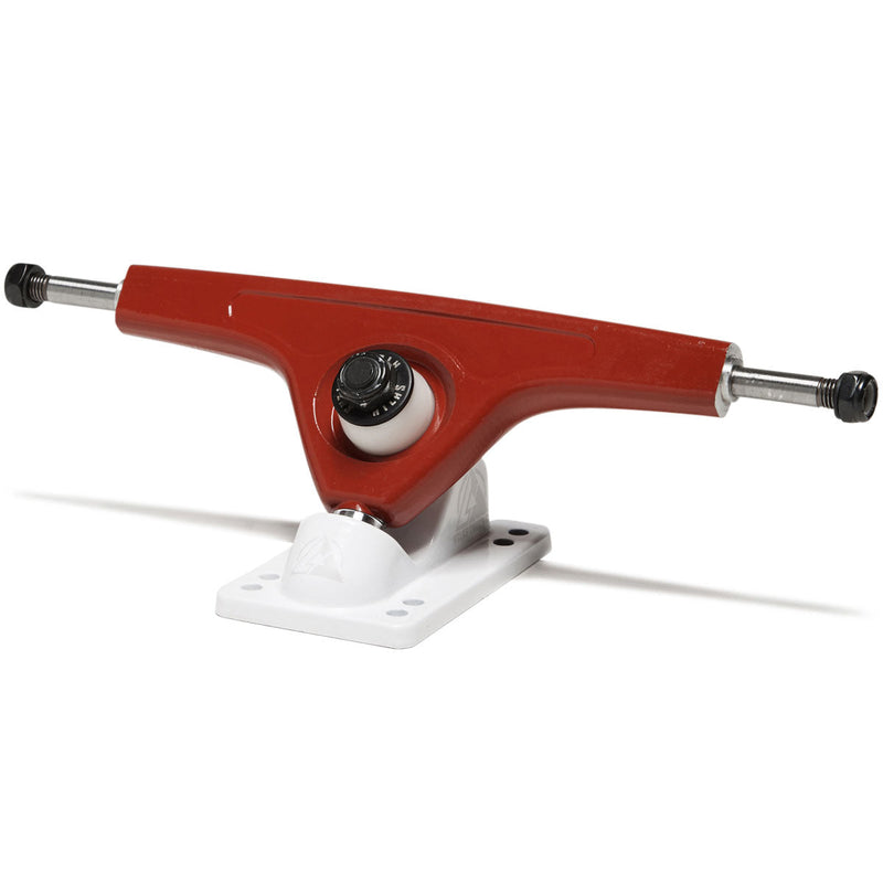 Atlas 180mm 8mm 48 Degree Ultralight Longboard Trucks - Red/White