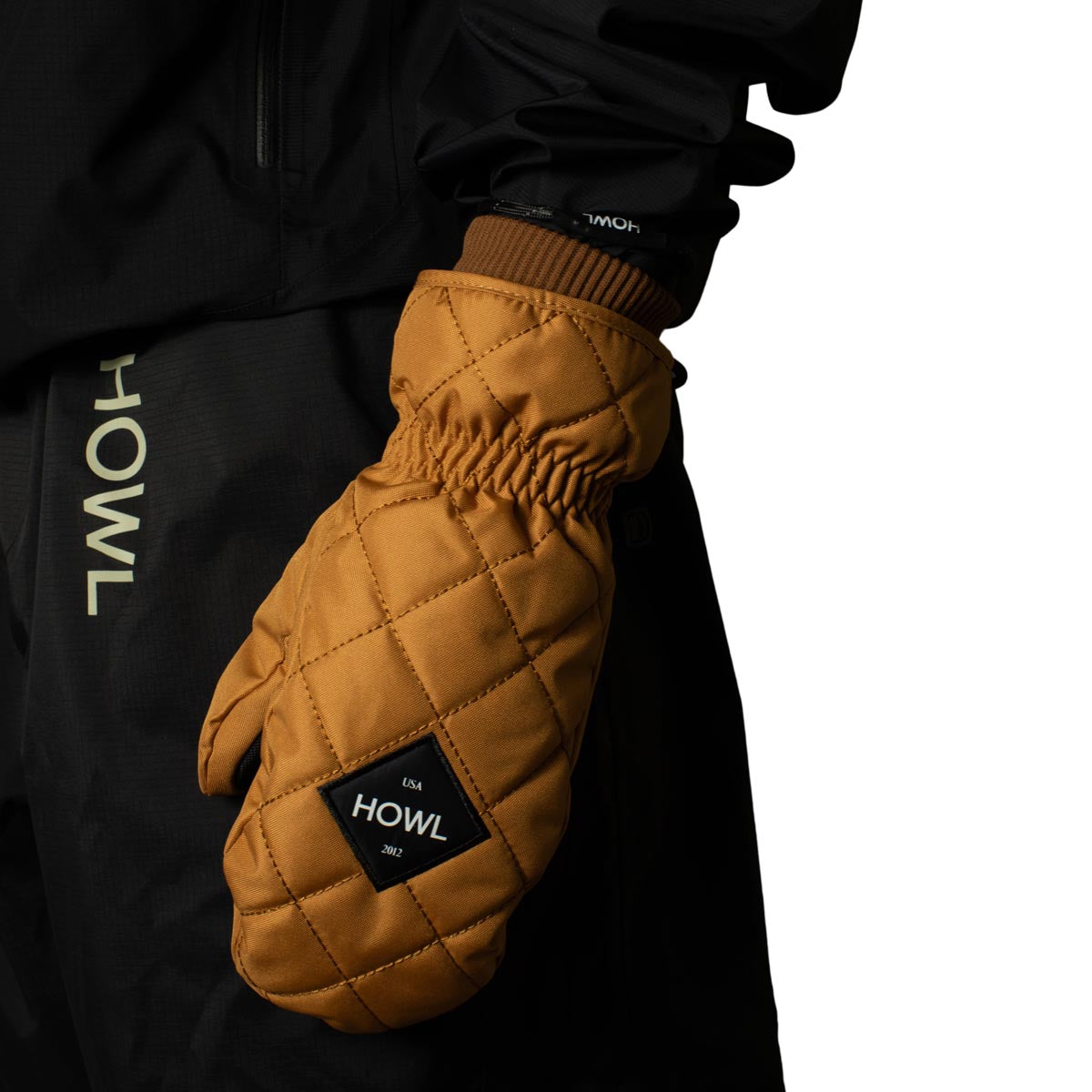 Howl Jed Mitt 2024 Snowboard Gloves - Caramel image 2