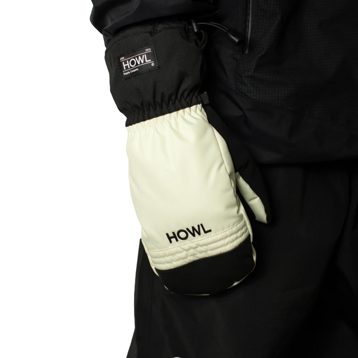 Howl Team Mitt  2024 Snowboard Gloves - Marshmallow image 2