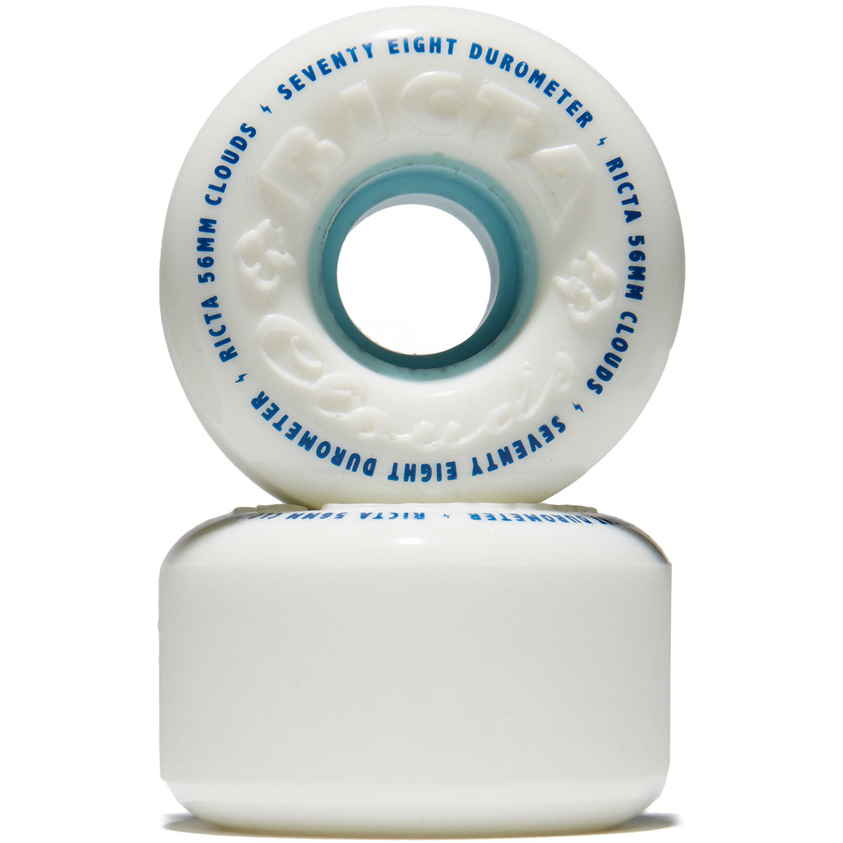 Ricta Clouds 78a Skateboard Wheels - White - 56mm image 2