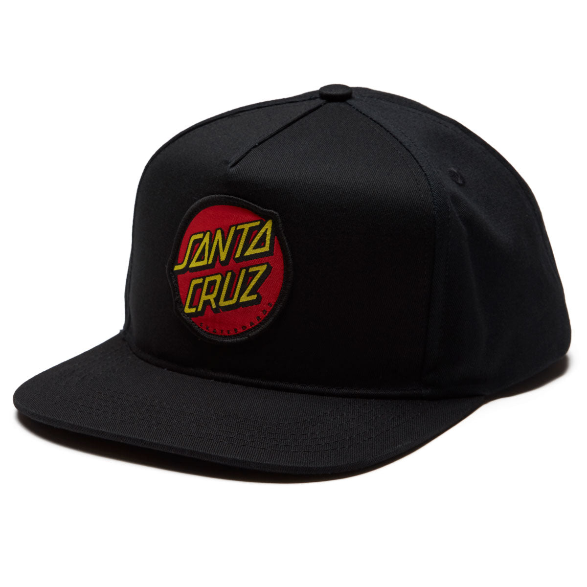Santa Cruz Classic Snapback Mid Profile Hat - Black image 1