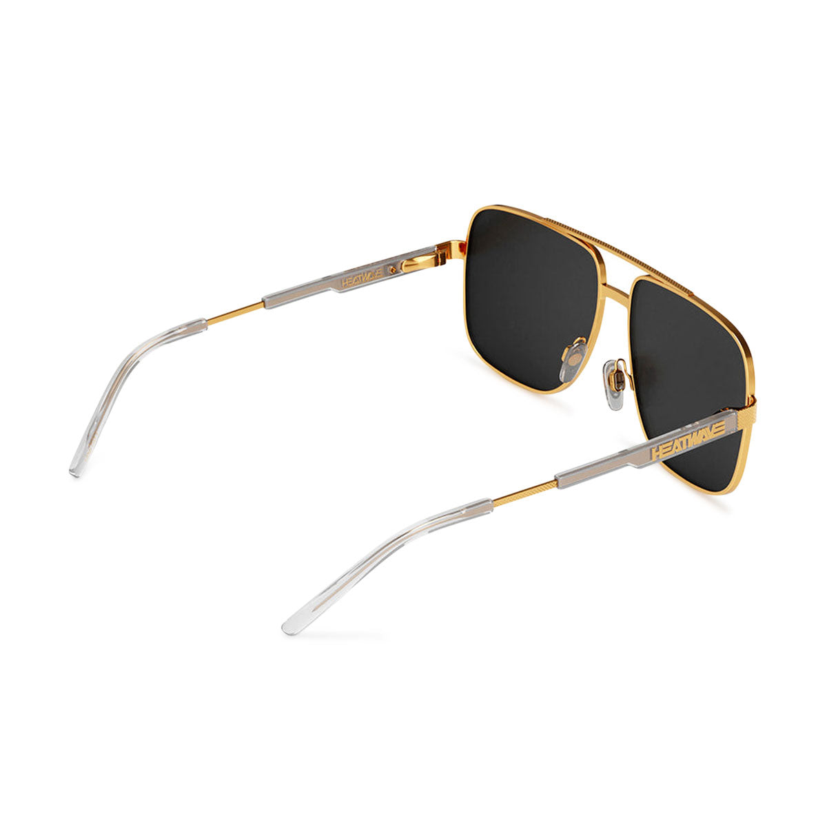 Heat Wave Visual Nimitz Sunglasses - Gold/Black Lens image 3