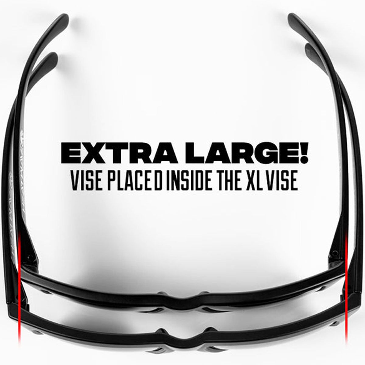 Heat Wave Visual XL Vise Sunglasses - Z87 Black Lens image 3