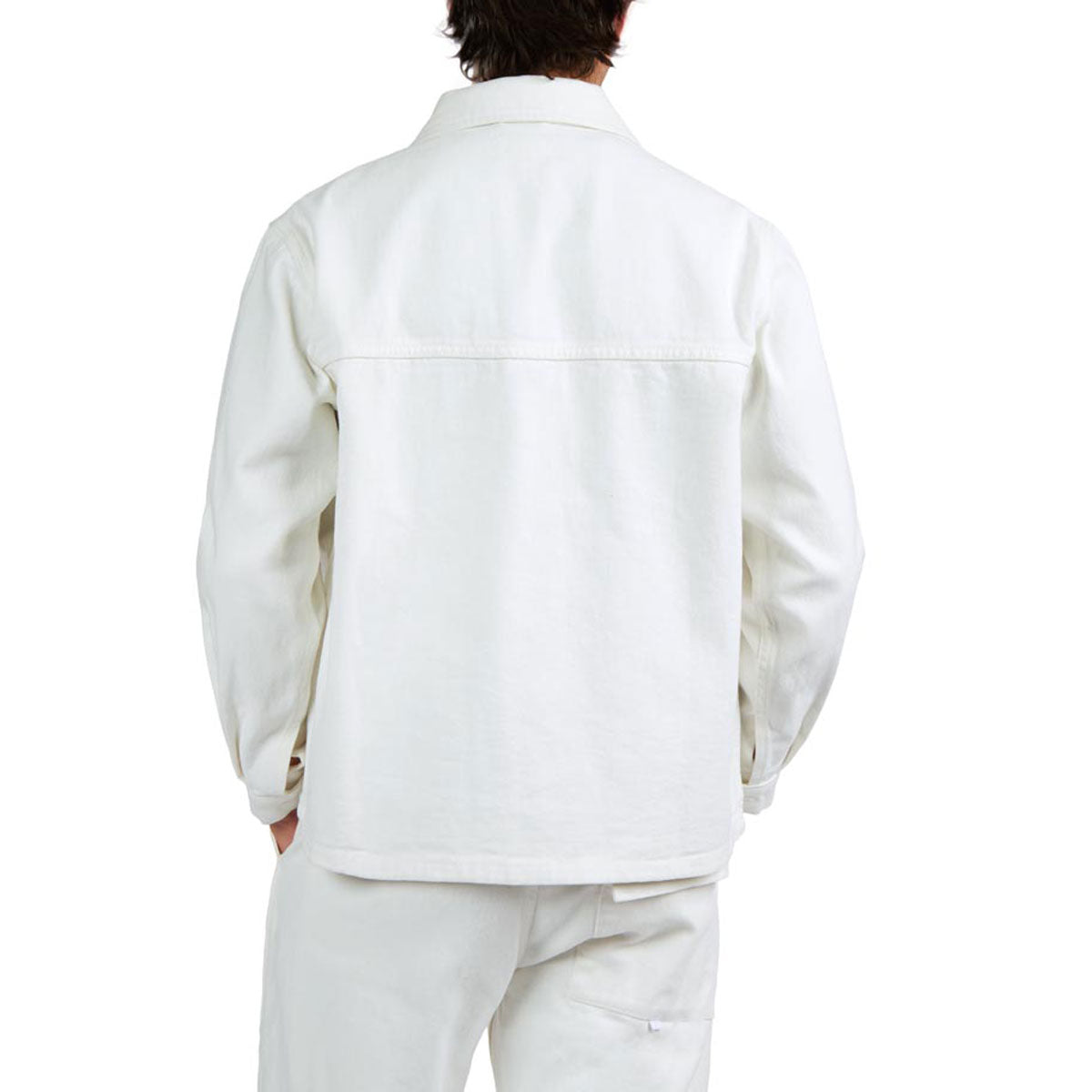 CCS French Cropped Chore Jacket - White – Daddies Board Shop