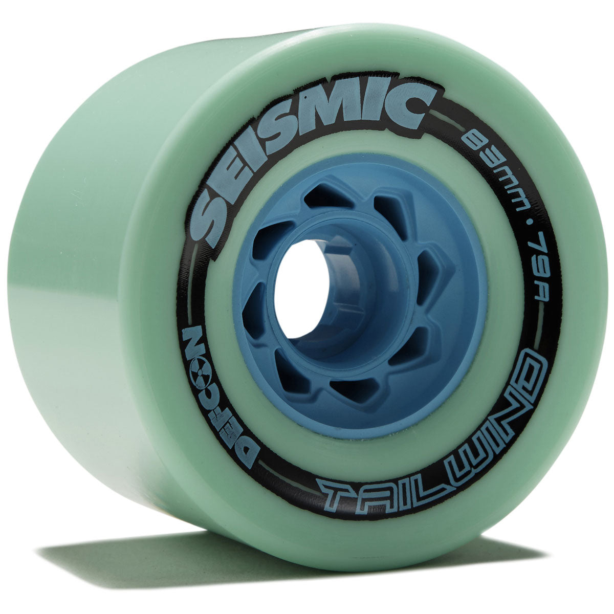Seismic Tailwind 79a Longboard Wheels - Mint - 83mm