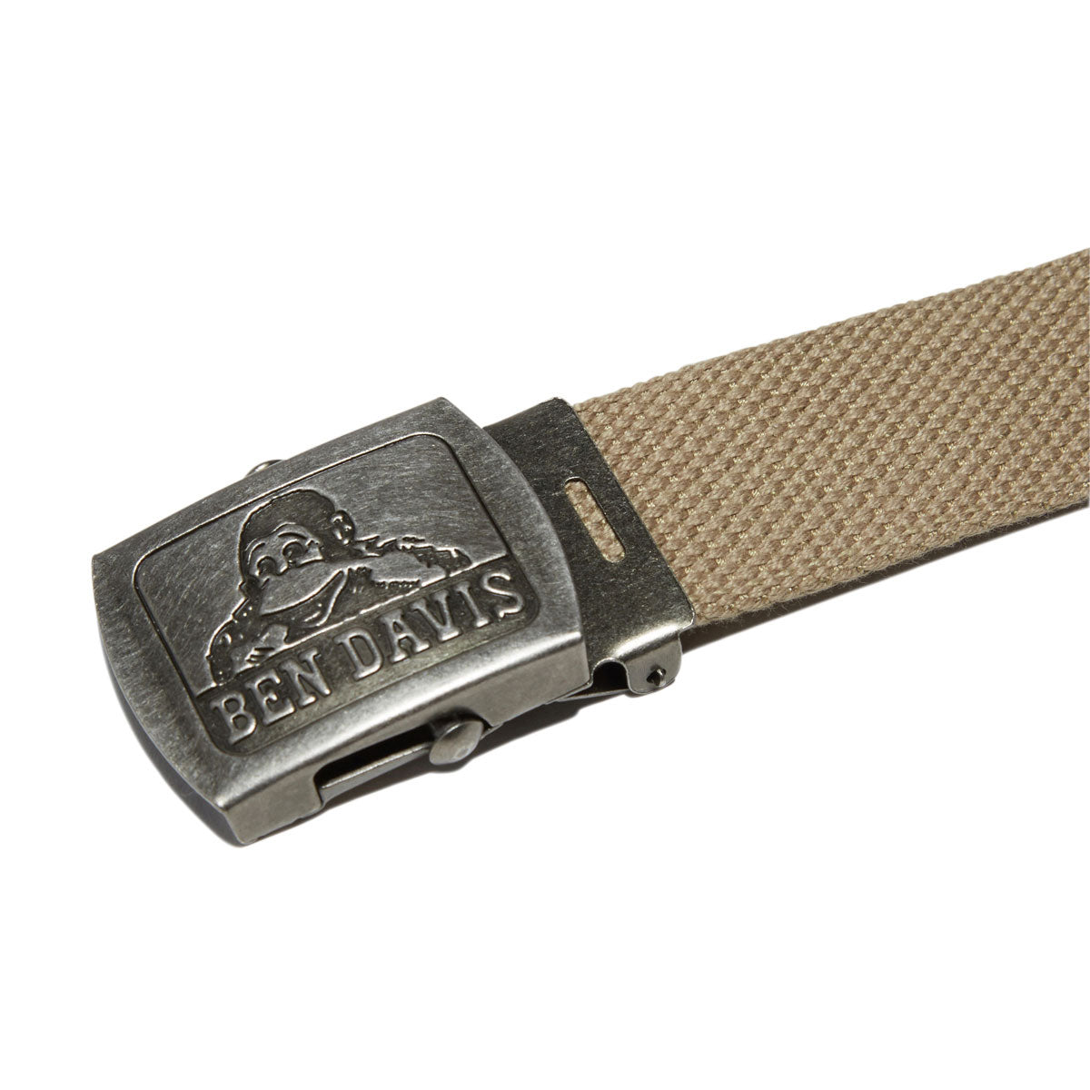 Ben Davis Cotton Webbing Belt - Khaki image 3