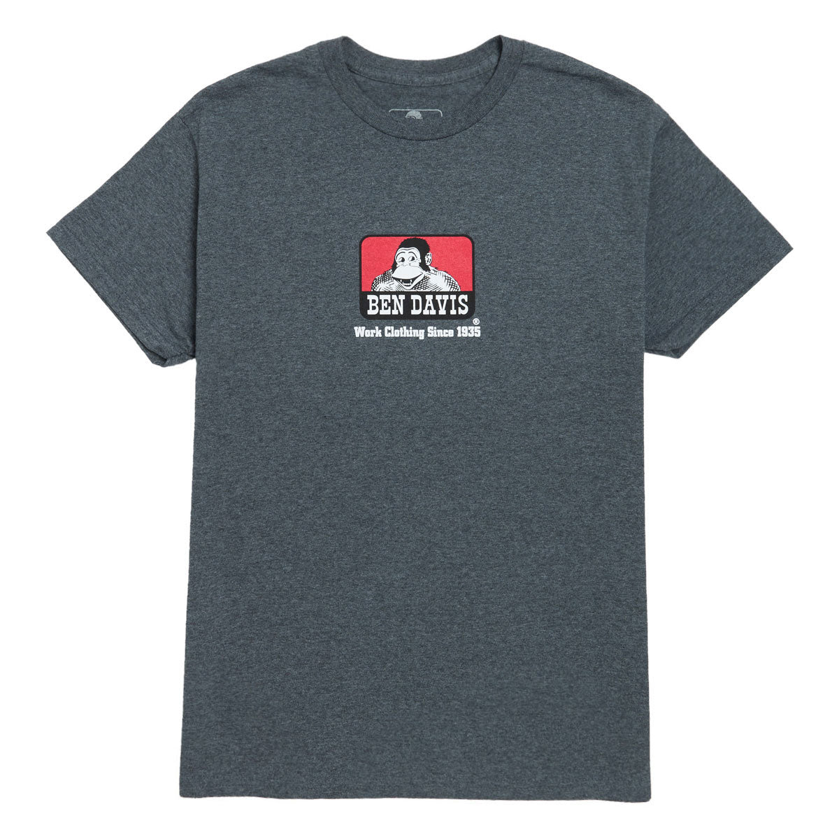 Ben Davis Classic Logo T-Shirt - Charcoal Heather image 1
