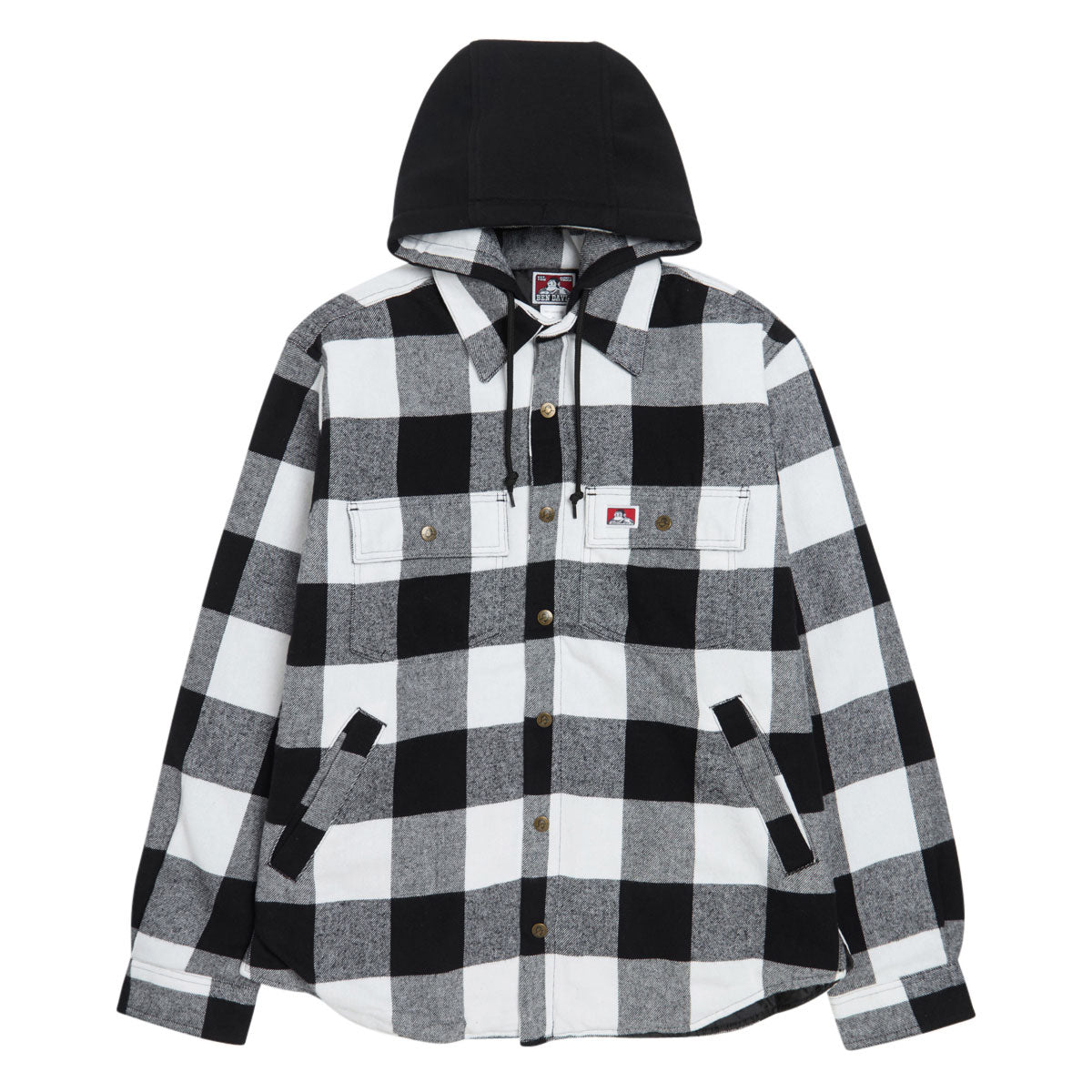 Ben Davis Flannel Jacket - Black/White image 1