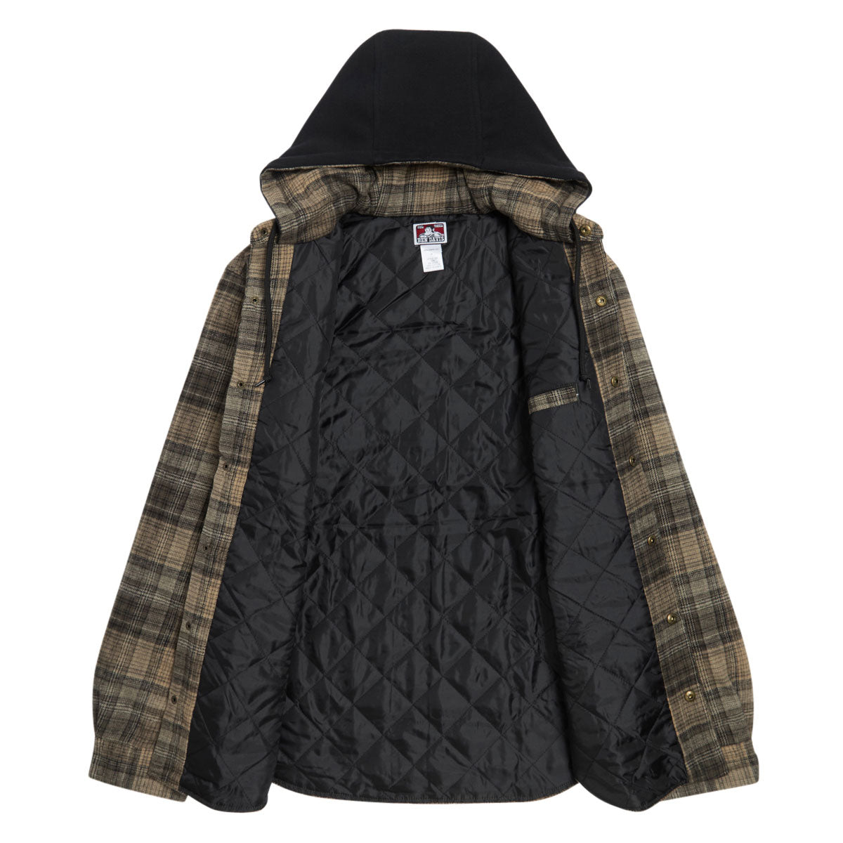 Ben Davis Flannel Jacket - Khaki image 3