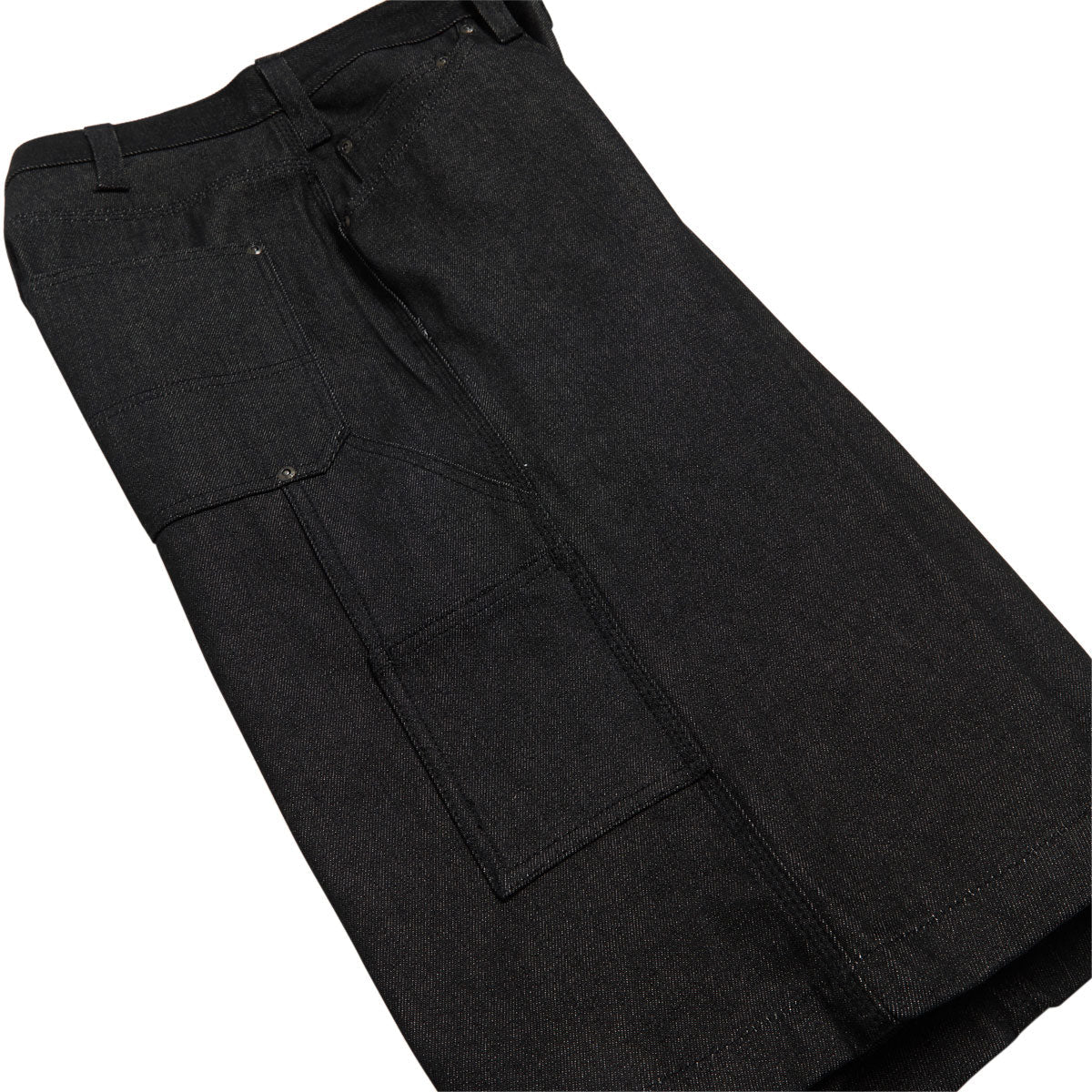 Ben Davis Carpenter Shorts - Black Denim image 4
