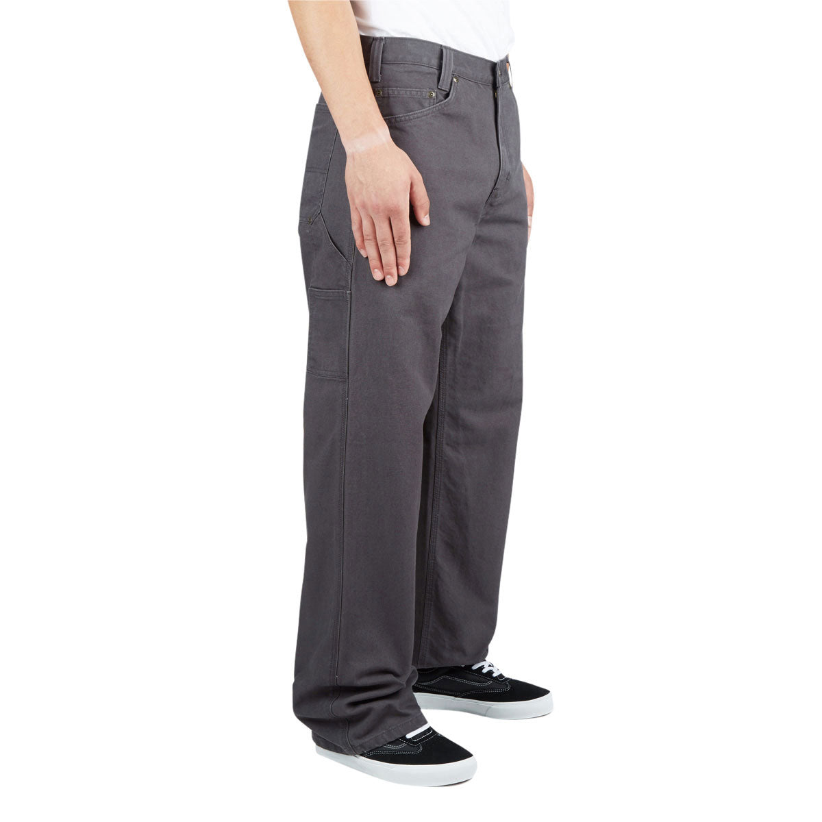 Ben Davis Canvas Carpenter Pants - Charcoal image 3