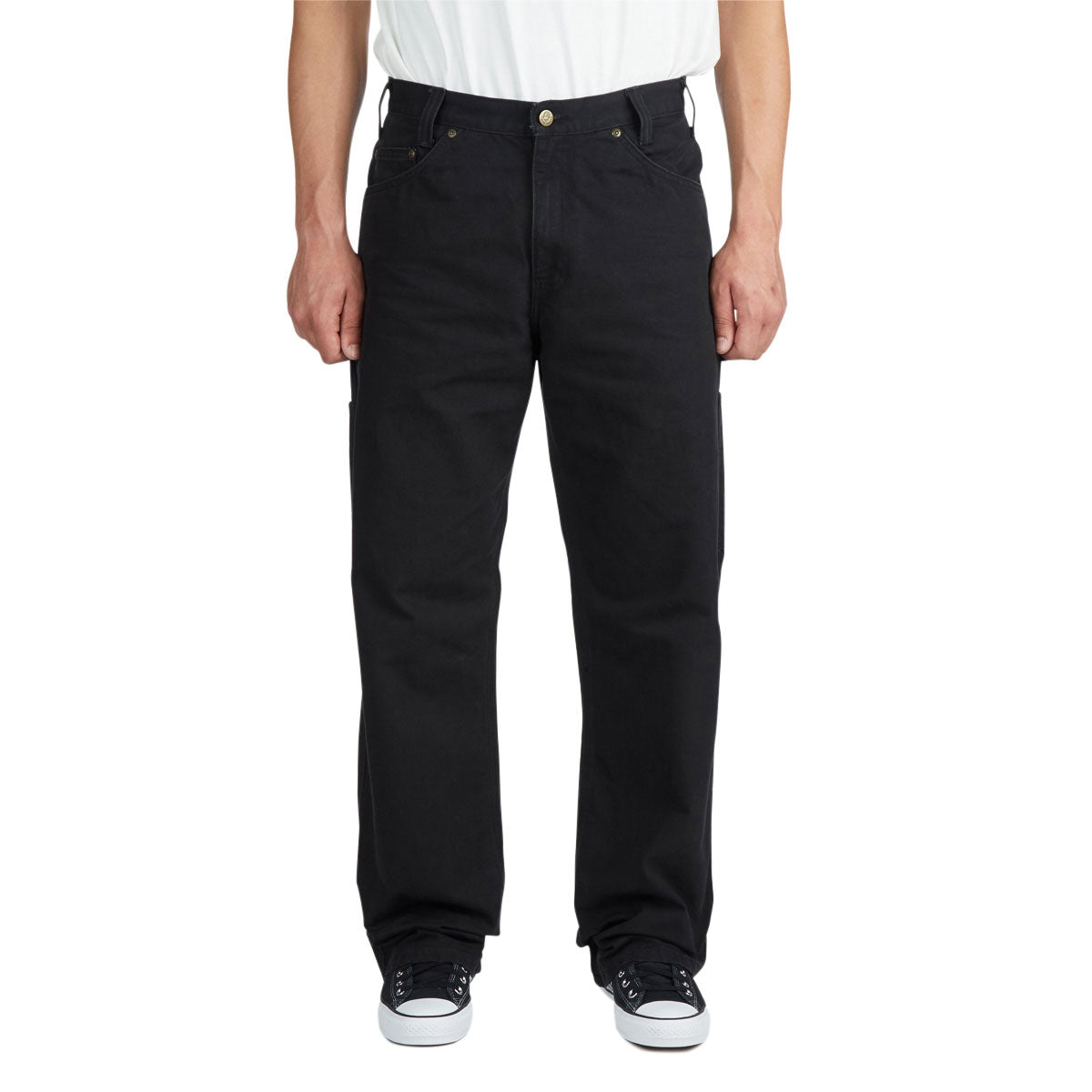 Ben Davis Canvas Carpenter Pants - Black image 1