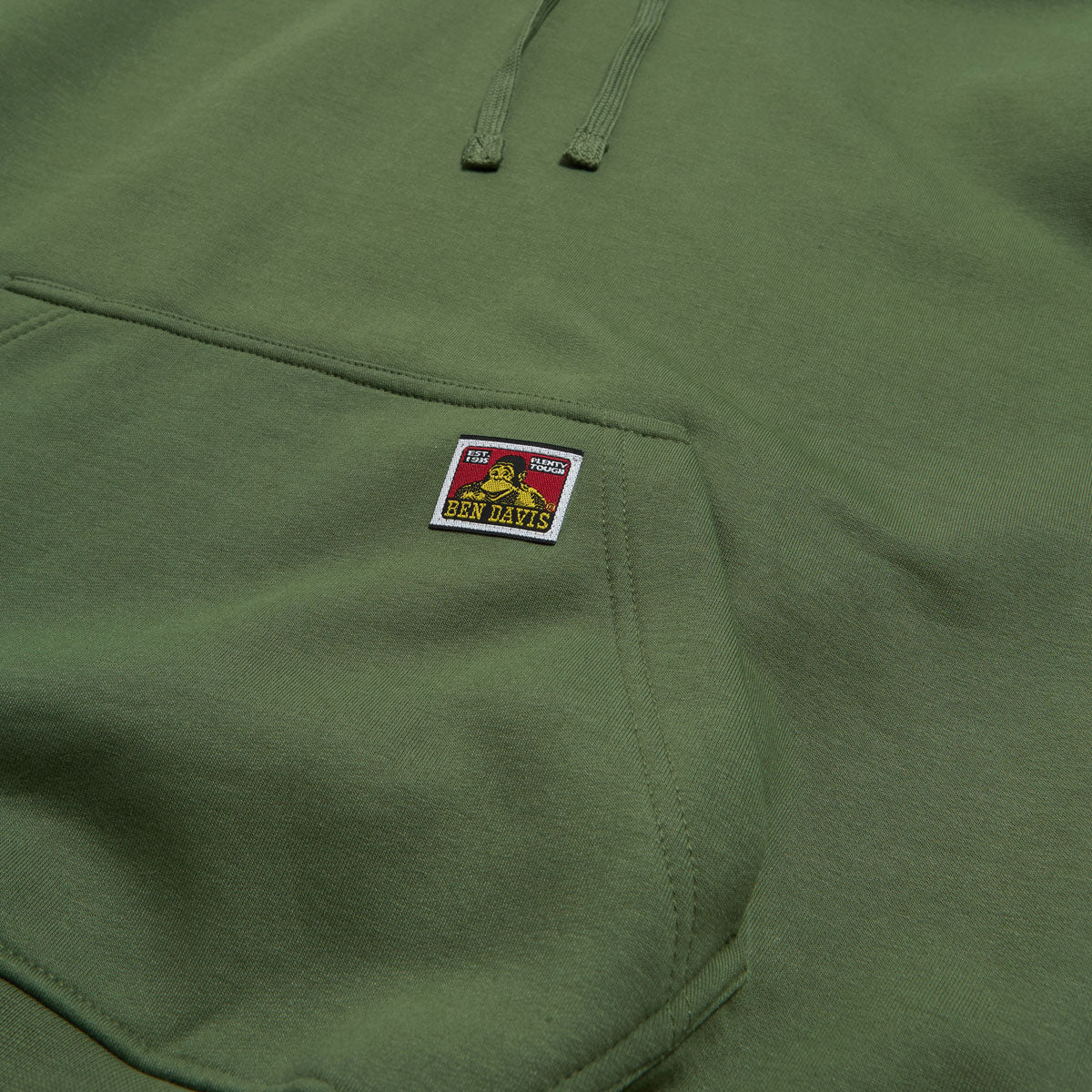 Ben Davis Heavyweight Hoodie - Olive image 2