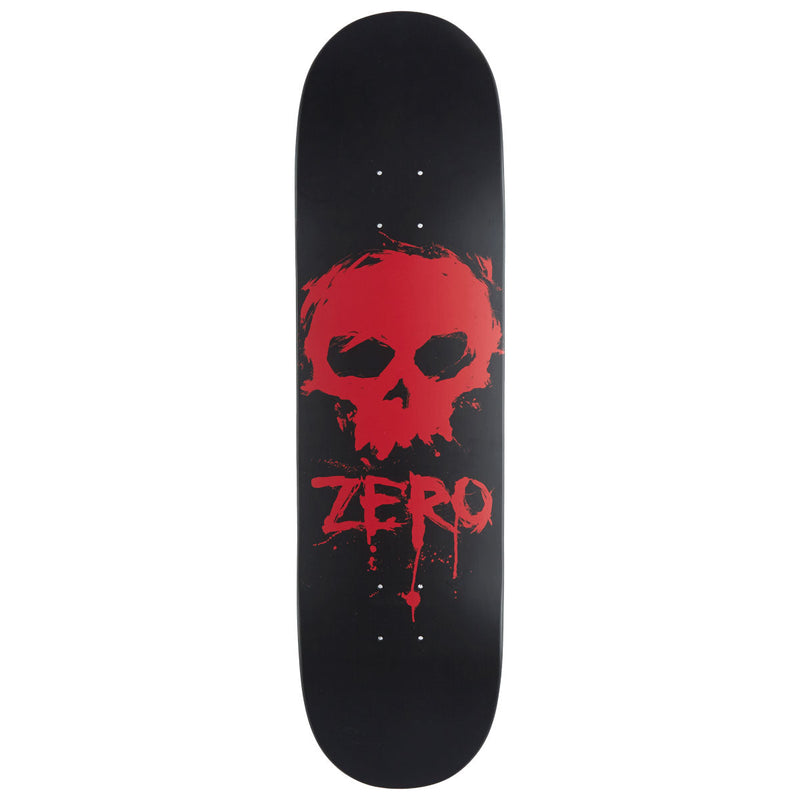 Zero Blood Skull Skateboard Deck - Black Dipped - 8.25