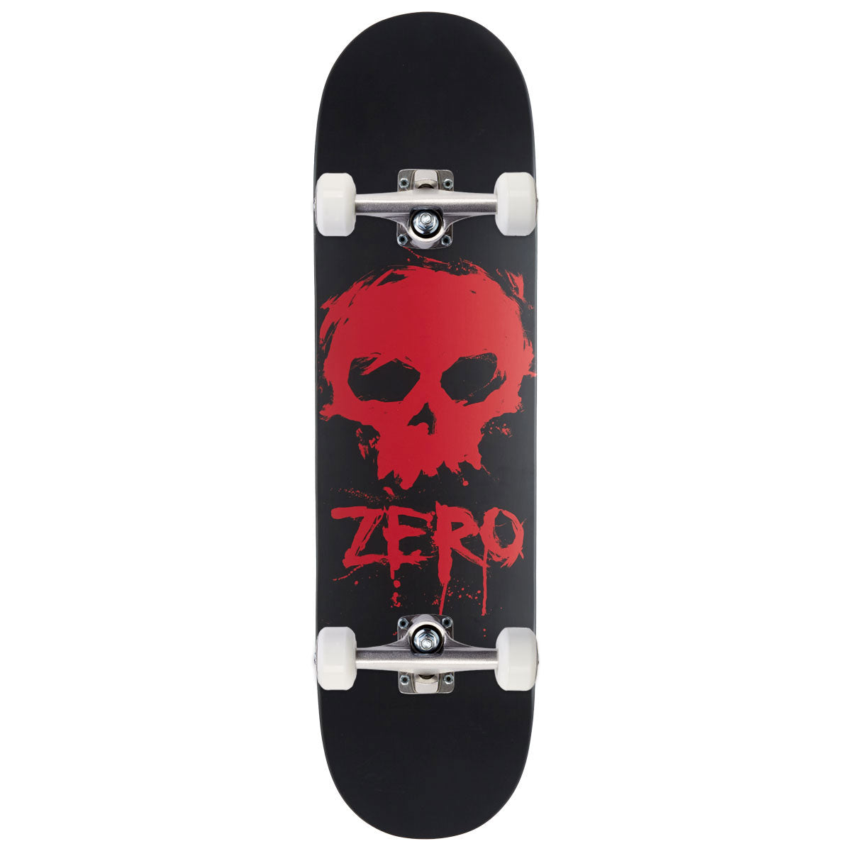 Zero Blood Skull Skateboard Complete - Black Dipped - 8.50