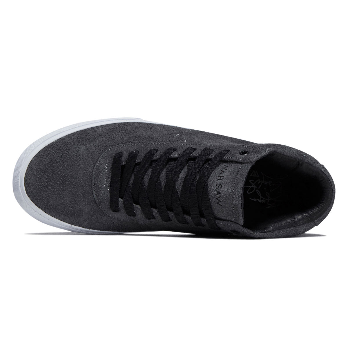 Warsaw Chapter Mid Bryce Kanights Shoes - Dark Grey/White image 3
