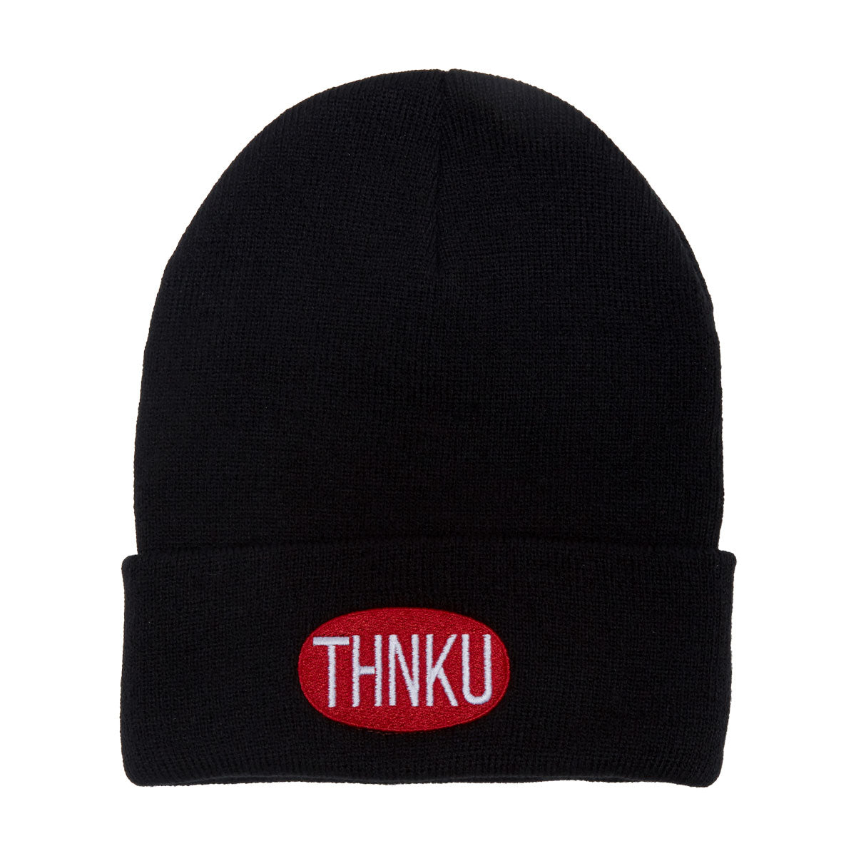 Thank You THNKU Spray Beanie - Black image 1