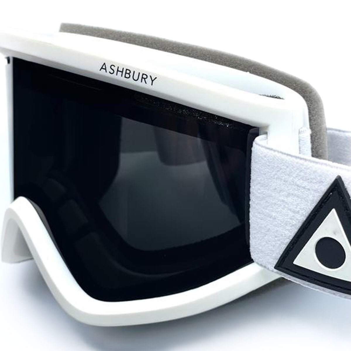 Ashbury Blackbird White Triangle Snowboard Goggles - Dark Smoke/Yellow Spare image 2