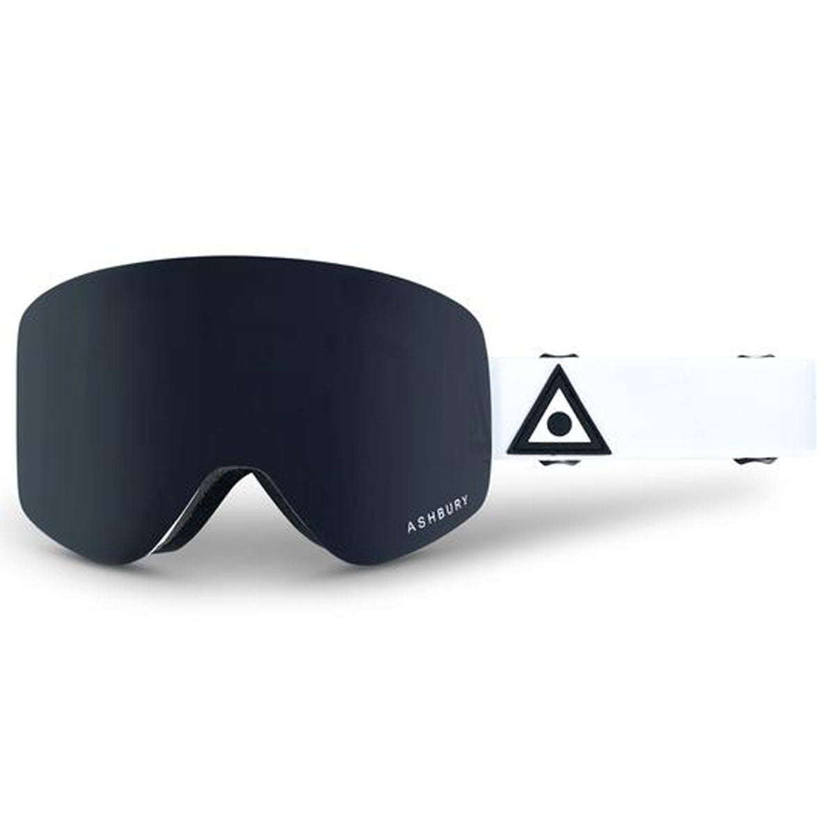 Ashbury Sonic White Triangle Snowboard Goggles - Dark Smoke/Yellow Spare image 1
