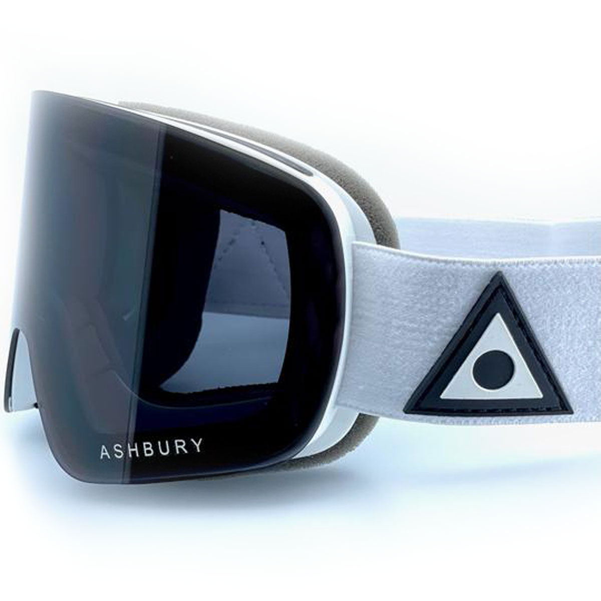Ashbury Sonic White Triangle Snowboard Goggles - Dark Smoke/Yellow Spare image 2