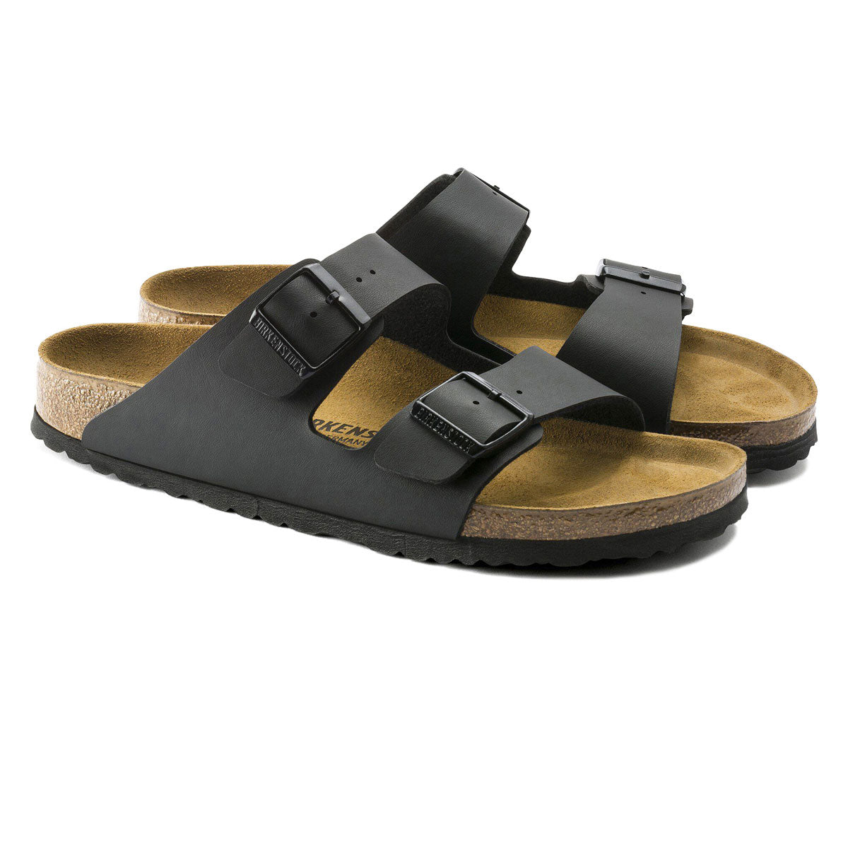 Birkenstock Arizona Sandals - Black Birko-Flor image 2