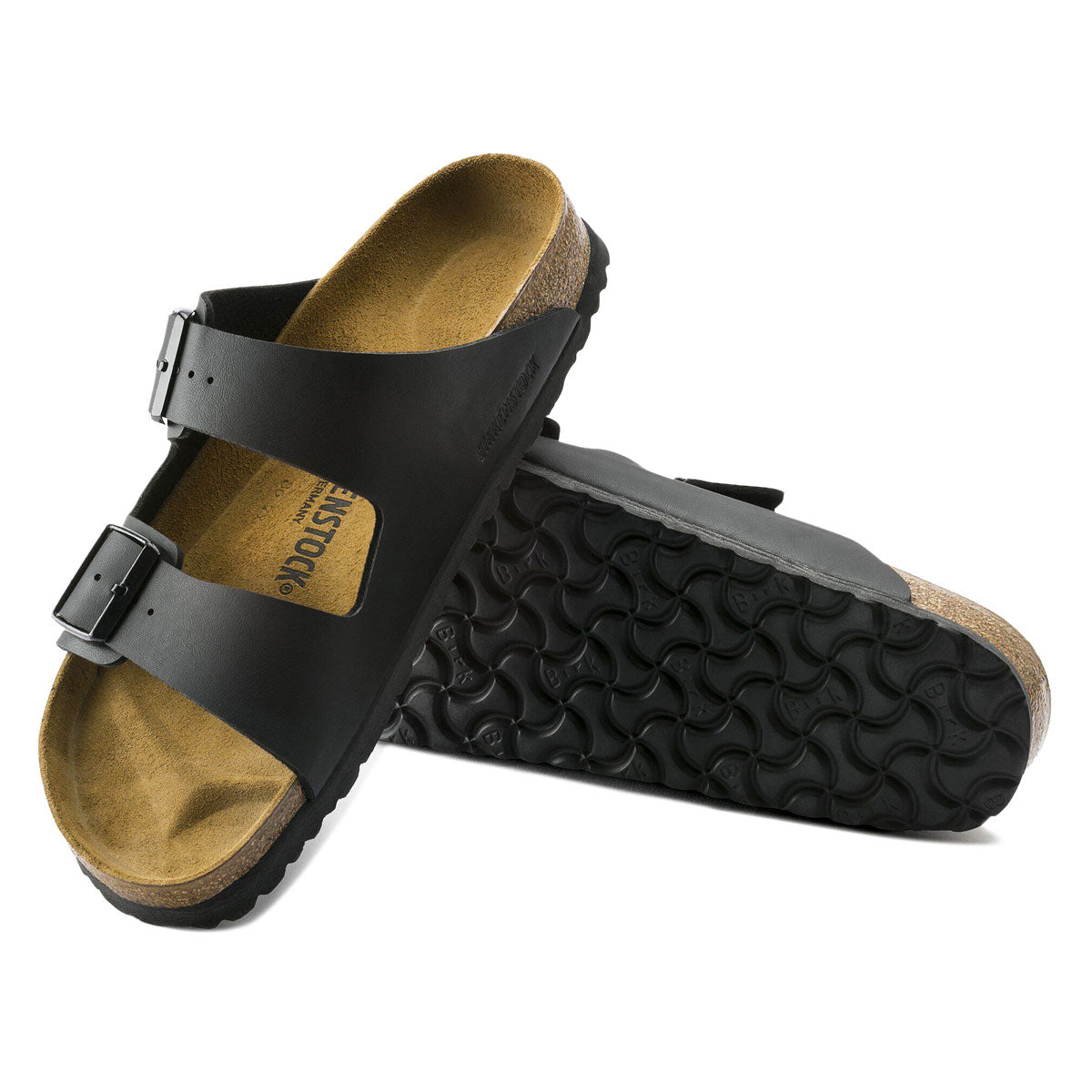 Birkenstock Womens Arizona Sandals - Black Birko-Flor image 4