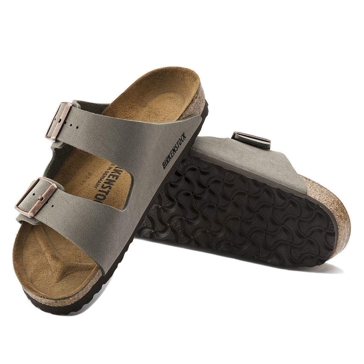 Birkenstock Arizona Sandals - Stone Birkibuc image 4