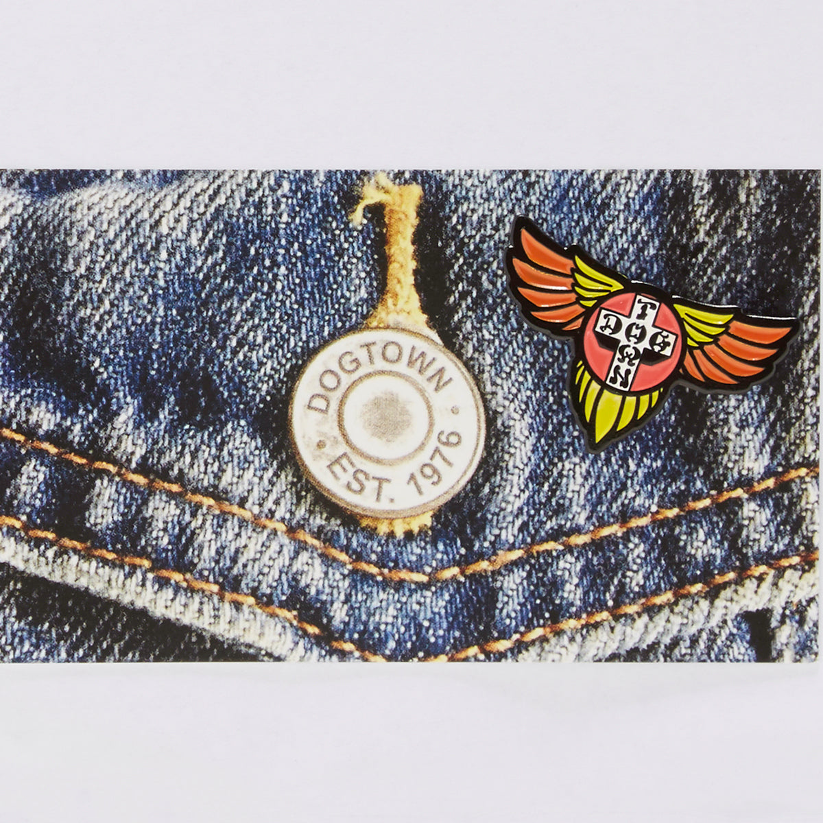 Dogtown OG Wings Pin image 2