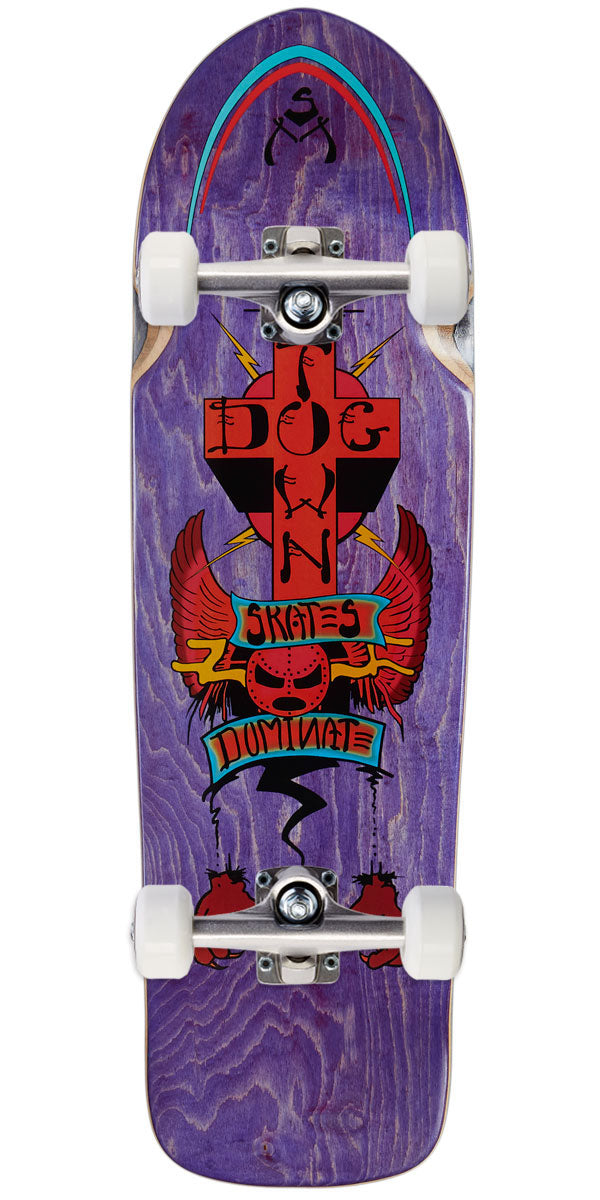 Dogtown Dominate Skateboard Complete - Assorted Stains - 9.00