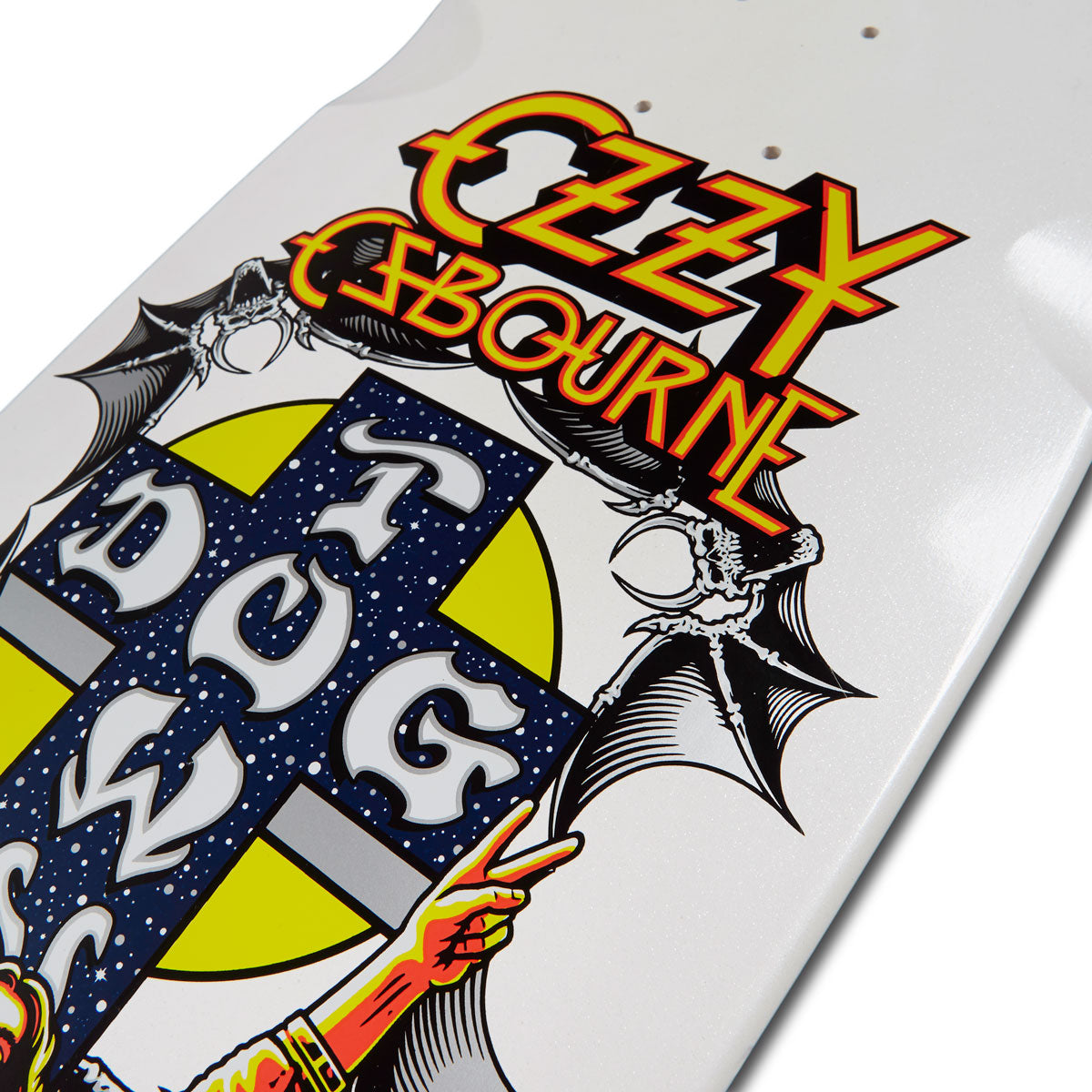 Dogtown x Ozzy Osbourne Skateboard Deck - Pearl White - 10.125