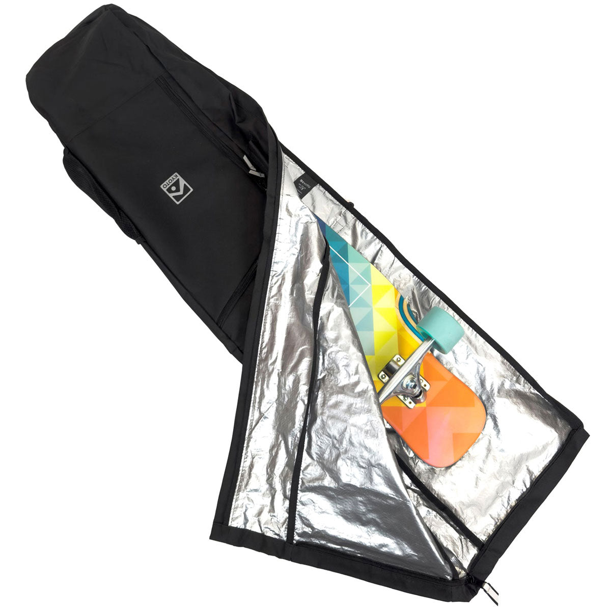 Kyoto Longboard Base Bag - Black Ripstop image 3