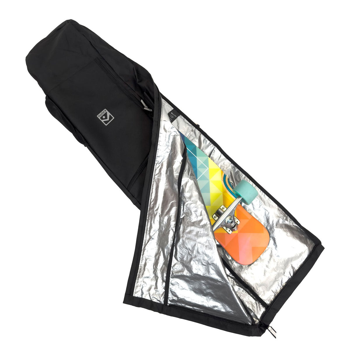 Kyoto Longboard Base Bag - Ebony Green/Violet image 3
