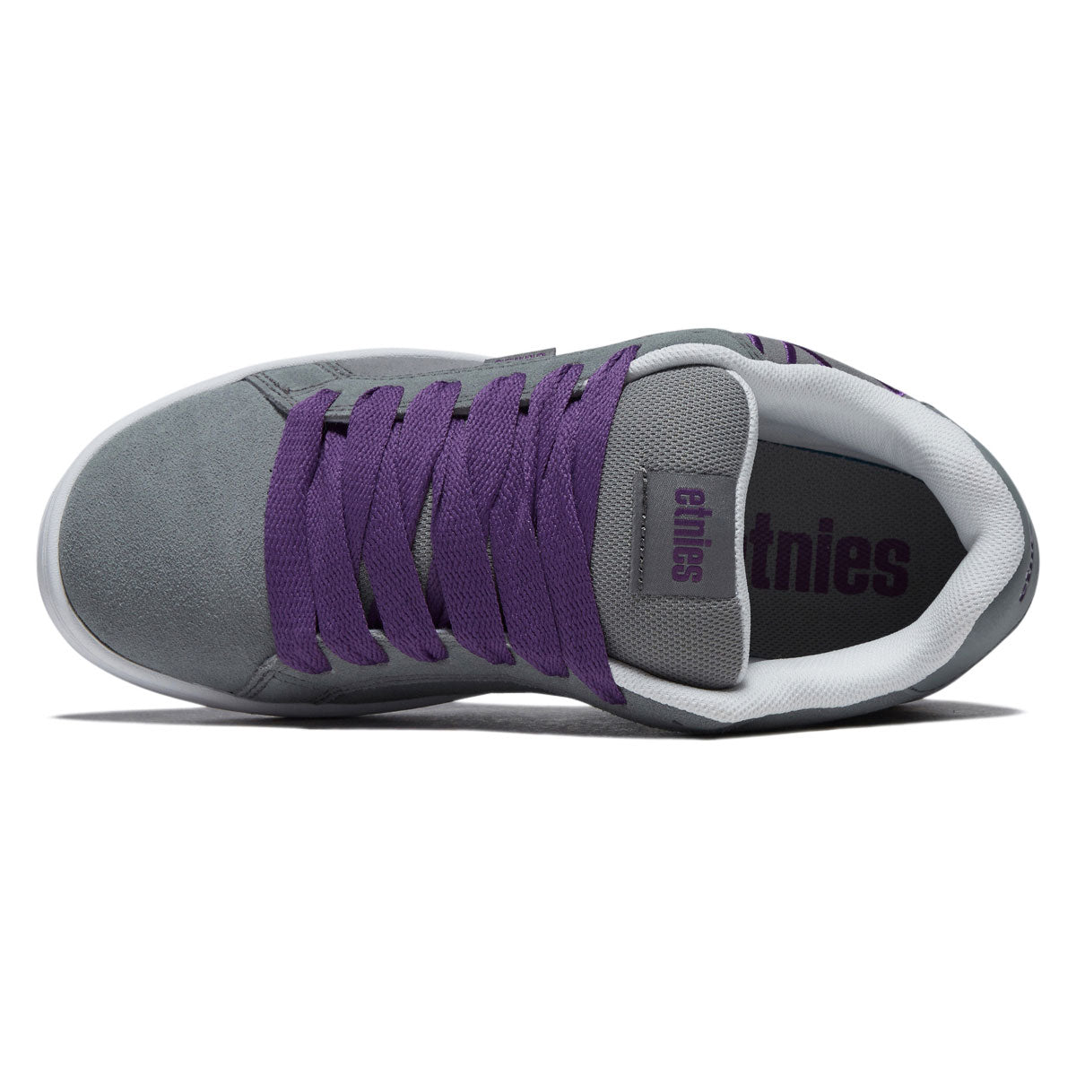 Etnies Fader Shoes - Grey/Purple image 3