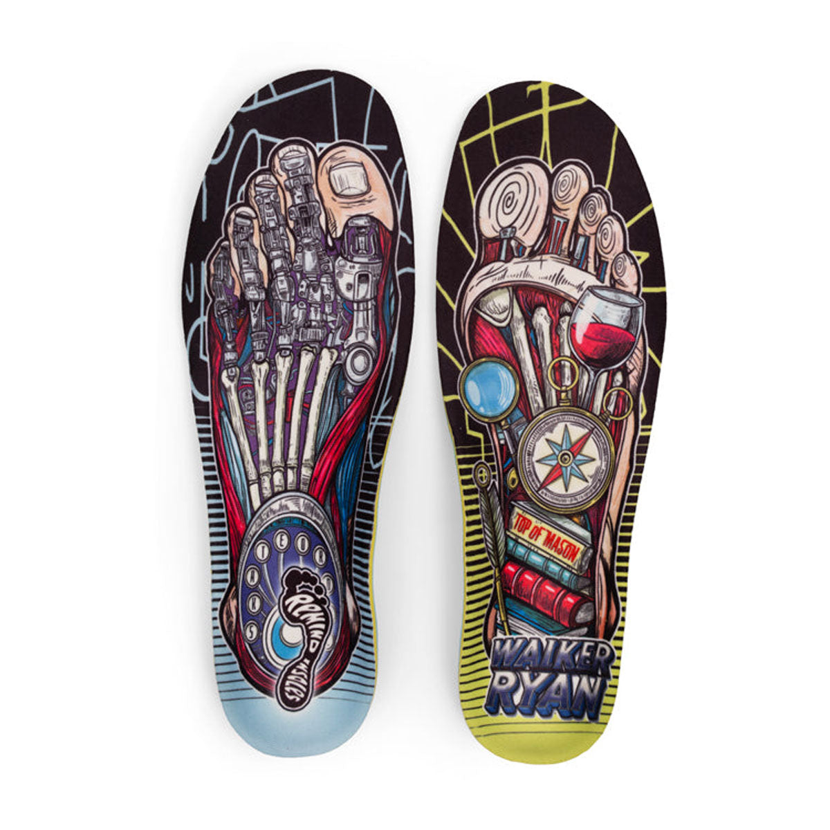 Remind Walker Ryan Cush Impact 5.5MM Mid-High Arch Gnar Foot Shoe Insole image 1