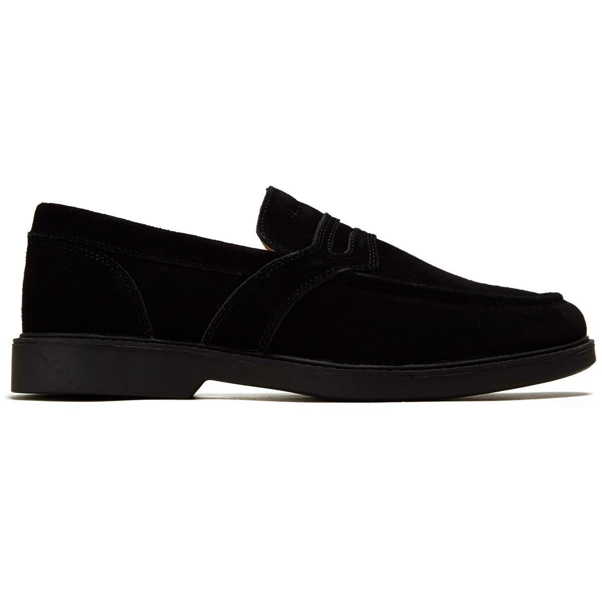 Hours Is Yours Cohiba Penny Loafer Shoes - Black Suede image 1