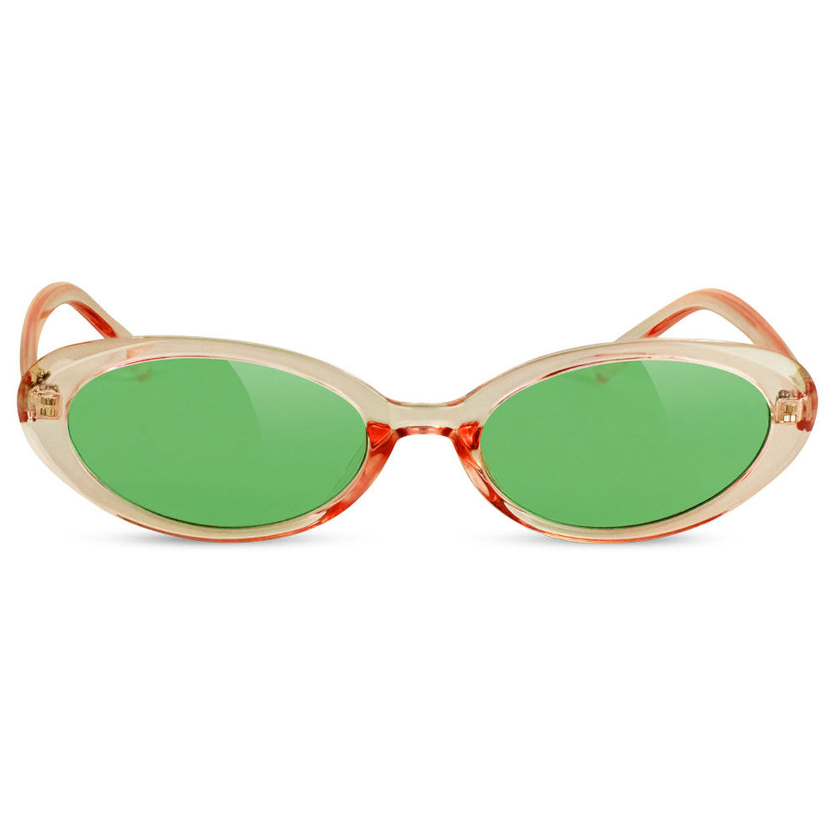 Glassy Stanton Sunglasses - Transparent Tea/Mint Lens image 2