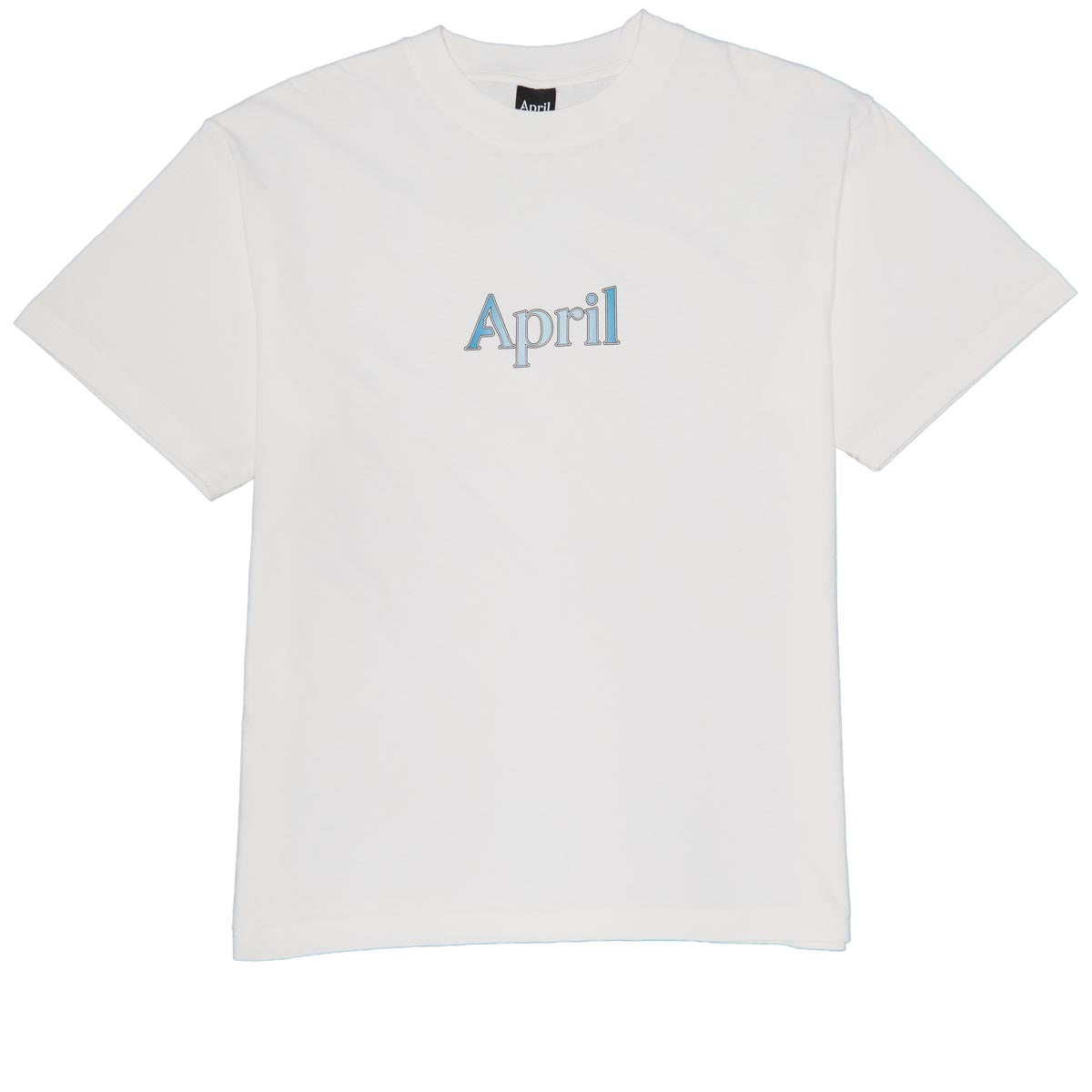 April Gradient Logo  T-Shirt - White image 1