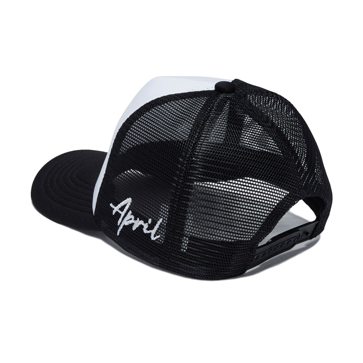 April Full Circle Trucker Hat - Black – Daddies Board Shop