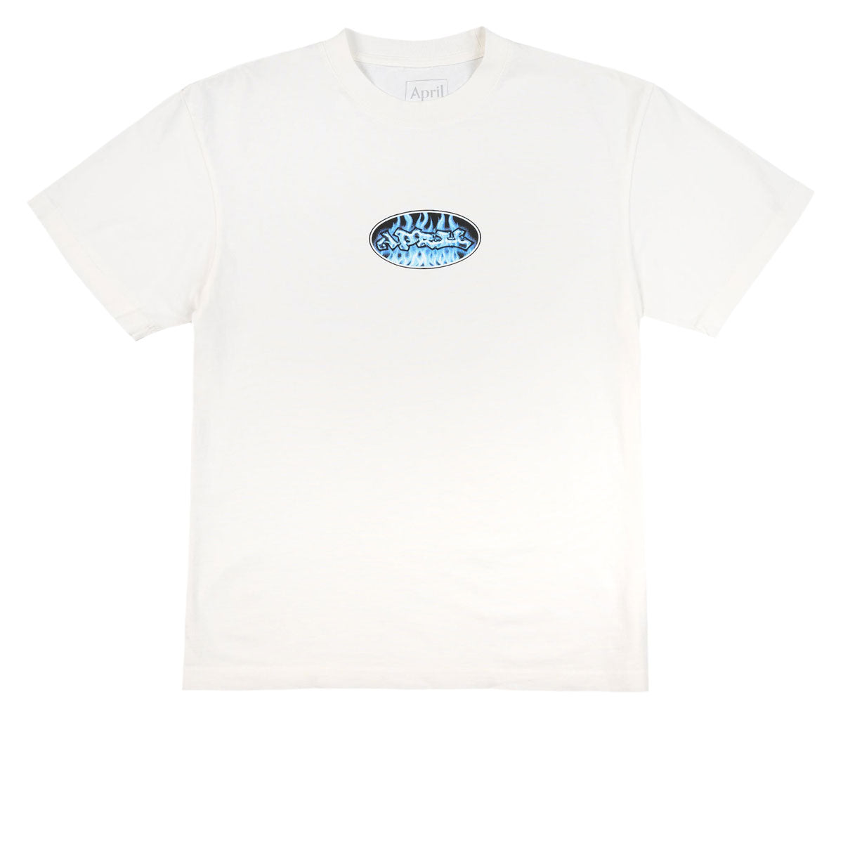 April Clear Flames T-Shirt - White image 1